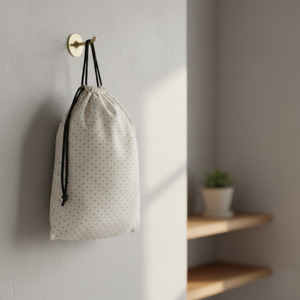 Sac à cordon en polyester personnalisé en gros pour promotion |   Pochette de rangement anti-poussière tendance et économique avec impression de logo personnalisé, approvisionnement en gros - Product Image 6