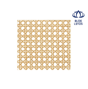 ตาข่ายหวายธรรมชาติ 100% บลูโลตัส ม้วนยาว 3-4 เมตร สีธรรมชาติ สำหรับงานเฟอร์นิเจอร์ DIY ระบายอากาศได้ดี - Product Image 1