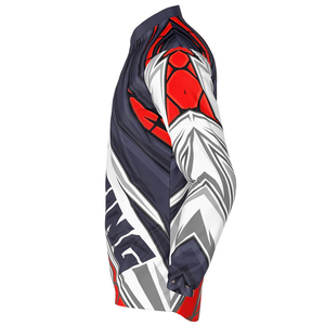 Top Quality Wholesale Price Best Selling OEM Service Long Sleeve Custom Sublimation Racing Mesh Motocross Jersey for Men - Product Image 2
