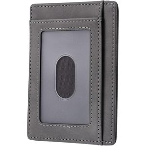 Medium Size Minimalist Leather <b>RFID</b> Blocking Slim <b>Wallet</b> with Front Pocket Front Pocket Minimalist Leather <b>RFID</b> Blosxing <b>Wallet</b> - Product Image 2