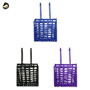 Sac à foin en nylon pour chevaux, mangeoire lente, filet à foin en maille durable, pour l'alimentation en écurie et en remorque, robuste, avec sangle réglable, couleur et taille personnalisables - Product Image 4