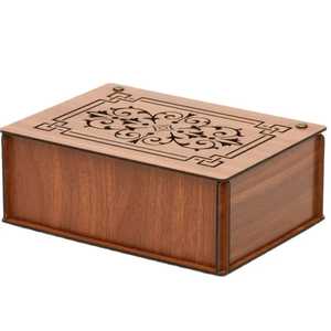 Boîte de rangement carrée en bois pour épices, couvercle transparent, 12 compartiments, organisateur d'herbes coloré, compatible lave-vaisselle, élégant pour la cuisine - Product Image 4