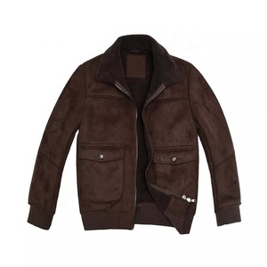 Unisex <b>Plus</b> <b>Size</b> Varsity Bomber <b>Jacket</b> Winter Warm Zip-Up Casual Outerwear Wholesale - Product Image 1