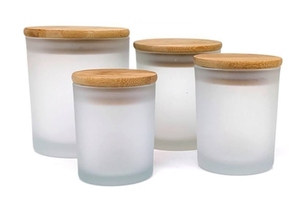 Pot de conservation en verre borosilicate avec couvercle en bambou, écologique, prêt pour les fêtes, récipient alimentaire, ustensile de cuisine moderne, personnalisable - Product Image 3