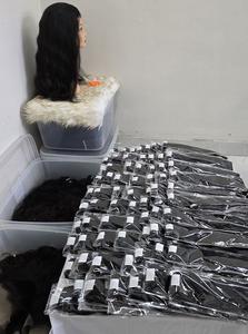 วิกผมชาวอินเดียมีหนังกำพร้าตรงตรงแบบอินเดียมัดผมมนุษย์ - Product Image 6