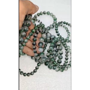 Natural Gemstone Green Garden Quartz Handmade Free Size Beads <b>Bracelet</b> Gorgeous Pieces <b>Healing</b> Semi-Precious Stone Crafts Easter - Product Image 3