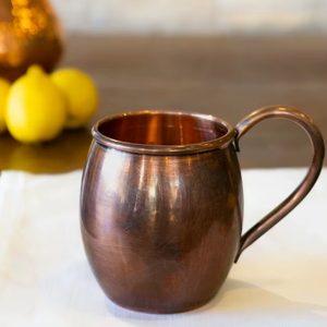 Mug Moscow Mule individuel en acier martelé écologique plaqué cuivre avec poignée 500 ml/16 oz pour la maison et le bureau - Product Image 3