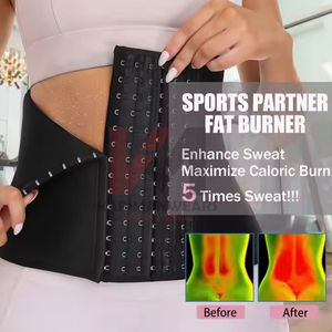 Faja Reductora de Cintura de Alta Compresión Directa de Fábrica, Envoltura Abdominal, Marca Personalizada, Cinturón de Recuperación Postparto al por Mayor - Product Image 3