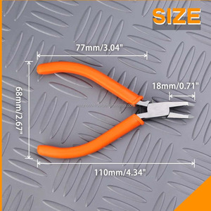 Pince coupante diagonale de précision à angle de 38 degrés, outil de coupe à pointe angulaire pour petit ingénieur - Product Image 2