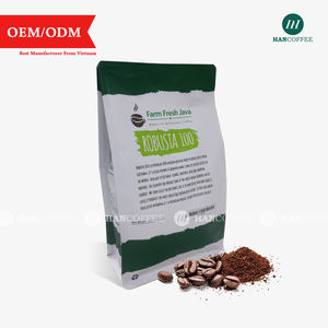 HANCOFFEE OEM Marque privée Torréfaction moyenne Haricots entiers Café ESPRESSO vietnamien 100% Arabica Robusta 500g sac - Product Image 3
