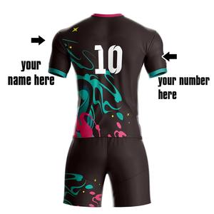 Maillot de football personnalisé de haute qualité pour hommes, broderie, design de club, impression sérigraphique, séchage rapide, respirant, col rond, tous sports - Product Image 3