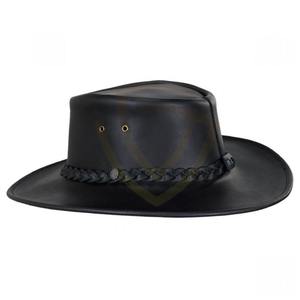 Chapeaux de cowboy en cuir sur mesure pour hommes, style western, séchage rapide, pour l'extérieur en été - Product Image 3