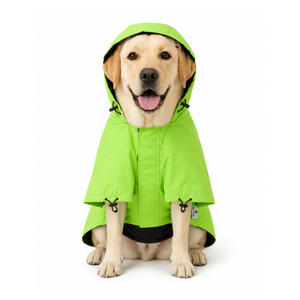 ขายสินค้าสำหรับสัตว์เลี้ยง เสื้อกันฝนสำหรับสุนัขแบบปรับได้ กันน้ำ น้ำหนักเบา ผลิตจากโพลีเอสเตอร์ พร้อมฮู้ด สำหรับสุนัขขนาดกลางถึงใหญ่ - Product Image 6