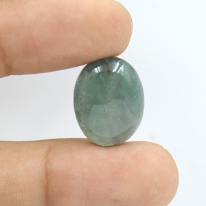 Pierre précieuse tourmaline vert-bleu naturel, taille ovale, pierre non montée pour la création de bijoux, prix de gros pour pierre de tourmaline non montée - Product Image 2