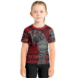Rashguard MMA personnalisé pour enfants, qualité supérieure, respirant, antibactérien, manches courtes, OEM BJJ Grappling Fitness - Product Image 2