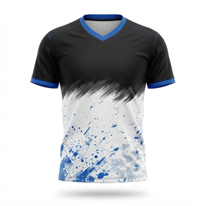 เสื้อกีฬาโพลีเอสเตอร์แห้งเร็ว ระบายอากาศได้ดี คุณภาพเยี่ยม สำหรับผู้ชาย ชุดฟุตบอล ชุดยูนิฟอร์ม - Product Image 3