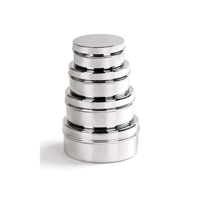 Caja para Chapati de Acero Inoxidable 100% de Alta Calidad, Buen Precio, de la India, Caja para Comida para el Almuerzo Más Vendida, el Mejor Producto - Product Image 5