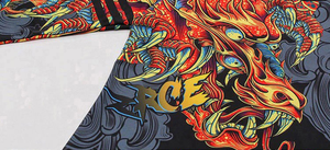 Rashguards personnalisés de haute qualité, imprimés par sublimation OEM, pour hommes, manches longues, respirants, pour entraînement BJJ et MMA. - Product Image 4