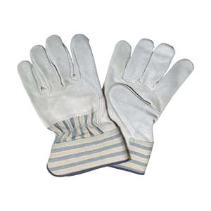 Guantes de Trabajo de Cuero Vacuno Premium, Resistentes a Cortes y al Calor, Guantes de Seguridad para la Construcción, Protección para Manos y Brazos en Oferta - Product Image 1
