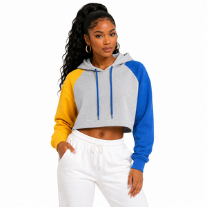 Sudadera con Capucha Corta Cosh International Sorority Sisterhood, Sudadera Informal para Mujer, Sudadera con Capucha Corta y Holgada - Product Image 3