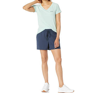 Camiseta Casual de Alta Calidad con Costuras Flexibles para Mujer, Color Sólido, Precio Accesible para Compradores Mayoristas, Servicio OEM - Product Image 6