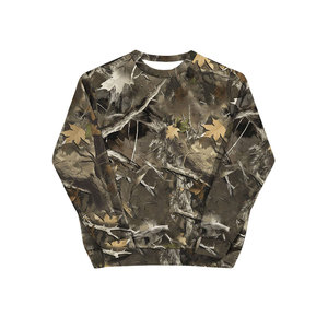 Customize Winter Oversize Crewneck Sweatshirts for <b>Men</b> Digital Printed Logo High Quality 100% Cotton Eco-Friendly Breathable - Product Image 1