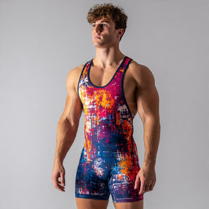Professional Weightlifting <b>Men</b> Wrestling <b>Singlets</b> Customized Designs Wrestling <b>Singlet</b> and Sublimation Wrestling <b>Singlet</b> price - Product Image 1