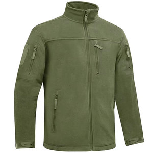 Veste softshell homme vert olive, manches longues, coupe-vent, pour l'extérieur, automne - Product Image 3