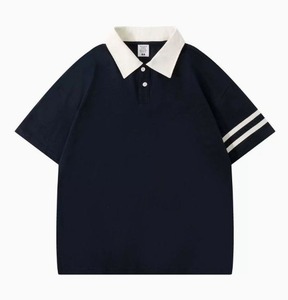 Polo de hombre personalizado de alta calidad y último diseño; polo oversize para hombre; camiseta polo para hombre - Product Image 4