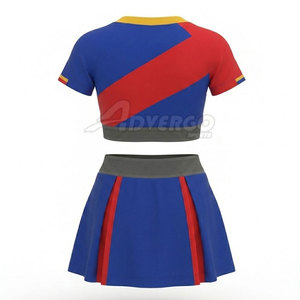 Uniformes de animadoras personalizados de fábrica para equipos escolares, grupos de baile, competencias y ropa deportiva - Product Image 2