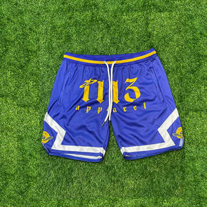 2026 Wholesale New Design Sublimation Custom Logo Short <b>Set</b> For <b>Men</b> Custom <b>2</b> <b>Piece</b> Tracksuit Short <b>Set</b> With Solid Pattern - Product Image 4