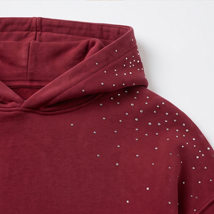 Sweat-shirts à strass les plus vendus en gros – Tenue décontractée avec logo personnalisé imprimé – Sweat-shirts à strass pour hommes - Product Image 4