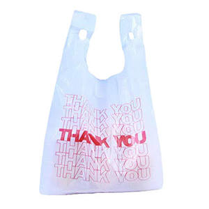 Custom Biodegradable HDPE Shopping <b>Bag</b> with Heat Seal and Embossing Folding Design TIEN DUC PLASTIC Brand - Product Image 1