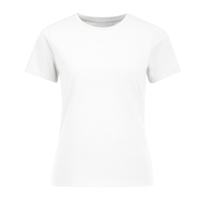 Camiseta de Algodón Transpirable de Color Sólido para Mujer, Ecológica, 200g, Secado Rápido, Estilo Casual de Verano, Corte Regular, Manga Corta - Product Image 3