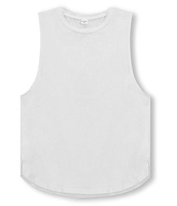 Camisetas de Verano sin Mangas para Hombre, Casuales, Lisas, Tejidas, 100% Algodón, Duraderas, Transpirables, de Secado Rápido, para Entrenamiento de Baloncesto - Product Image 4