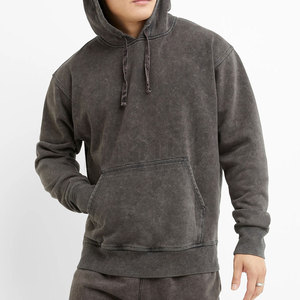 Sweat-shirts pour hommes surdimensionnés en coton 100% avec effet délavé, qualité supérieure pour l'hiver, grandes tailles, respirants, prix de gros - Product Image 1