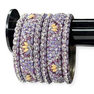 Nuevas Pulseras de Perlas Metálicas Púrpuras 2026, Elegantes para Novias, Bodas y Fiestas, Precio al por Mayor Premium - Product Image 2