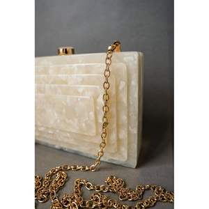 Bolso de Mano de Resina de Primera Calidad con Aspecto de Lujo para Damas, Accesorios de Moda de Cristal - Product Image 6