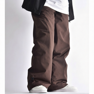 Snowboard al aire libre a prueba de viento impermeable cálido Color sólido ajuste suelto nuevo estilo pantalones de esquí ropa de trabajo para hombres - Product Image 1