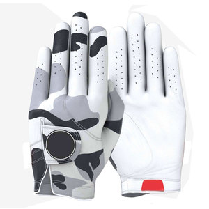 Premium <b>Full</b> Finger Golf Gloves Breathable Non <b>Slip</b> Adjustable Wrist Strap Unisex Sports Gloves Soft Comfortable Durable Grip - Product Image 2
