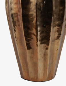 Wholesale Aluminium Matt Handmade Decorative Modern Design Gold Flower <b>Vases</b> <b>Unique</b> Contemporary Shape Luxury Home Interior - Product Image 3