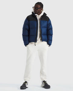 Chaqueta acolchada para hombre con cuello alto, impermeable y cortavientos, cálida, para invierno, abrigo para exteriores, chaqueta de burbujas personalizada para hombre - Product Image 6