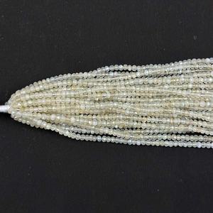 Vente en gros de perles rondes en pierre de lune blanche de qualité AAA+ 100% naturelle non traitée de 4 mm, lisses, faites à la main, pierres précieuses pour bijoux - Product Image 6