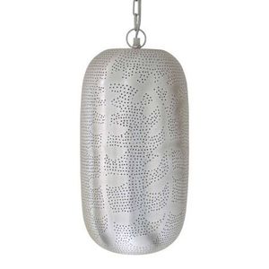 Durable <b>Moroccan</b> Iron <b>Lantern</b> with Protective Glass Panels for Windproof Outdoor Use - Product Image 3