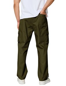 Pantalones Cargo Formales Transpirables Personalizados para Hombre, Cintura Media, Multibolsillos, Estilo Urbano, Joggers, para Exteriores - Product Image 4