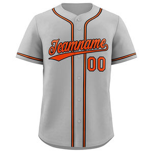 Ensemble personnalisé de maillot et short de baseball pour hommes, uniforme d'équipe uni, fabricant de vêtements de sport OEM, tissu antibactérien en polyester/spandex - Product Image 1