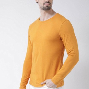 Camiseta Casual de Manga Larga para Hombre, Cuello Redondo, Corte Ajustado, Algodón Suave y Elástico, Ligera y Cómoda para Uso Diario - Product Image 3
