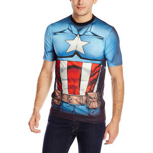 T-shirts de sport à manches courtes en coton 100% respirant de haute qualité, personnalisables, imprimés, unis, vierges, sublimables, pour la course à pied et la gym, séchage rapide - Product Image 3