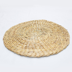 Set de table rond en jacinthe d'eau, design rustique écologique, tressé, résistant à la chaleur, épaisseur 10 mm, diamètre 350 mm - Product Image 3