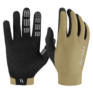 Gants de motocross unisexes à doigts tactiles, paume entièrement perforée avec motif antidérapant en silicone, gants de performance durables pour VTT - Product Image 6